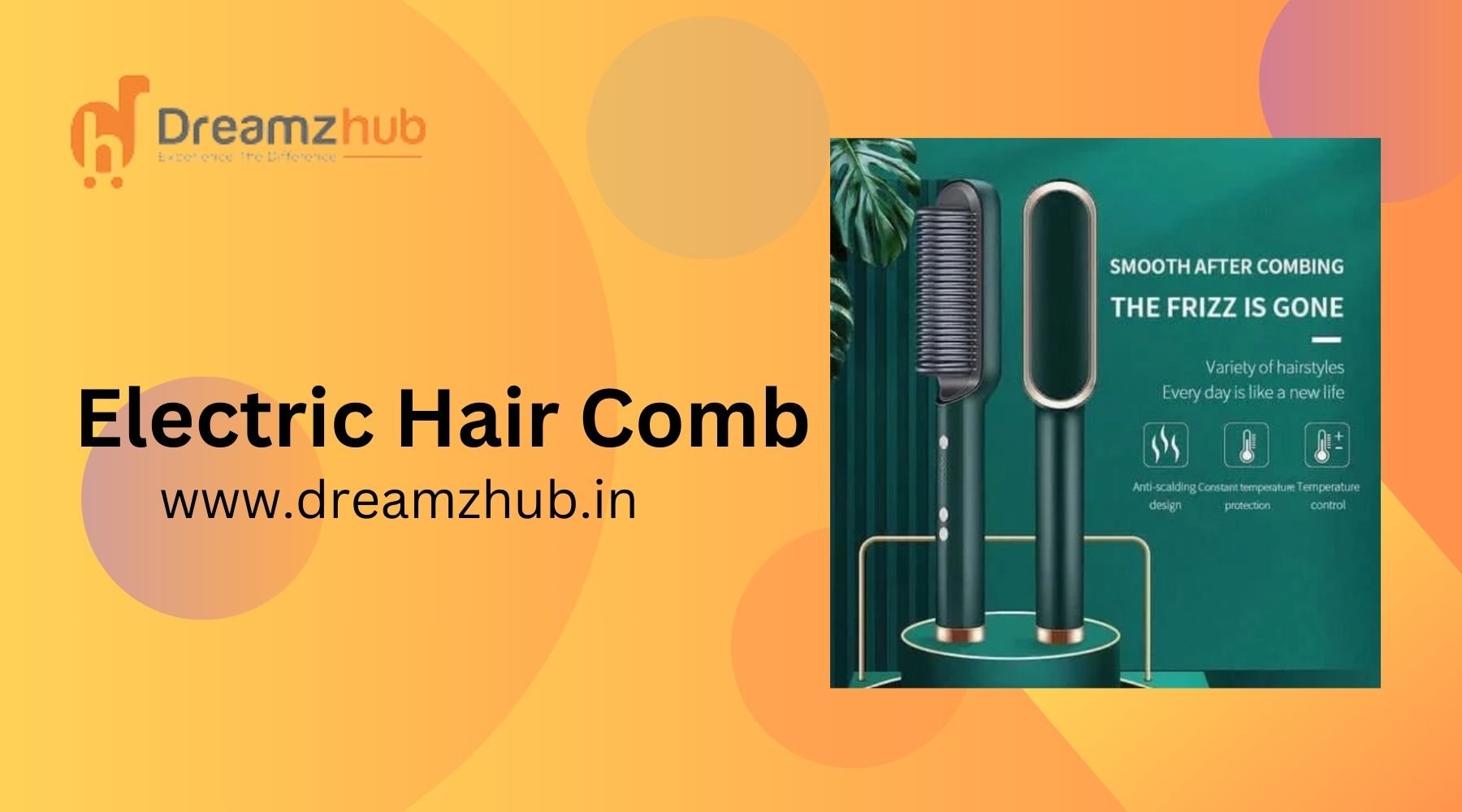 Revolutionize Your Haircare Routine with the Electric Hair Comb - Dreamzhub