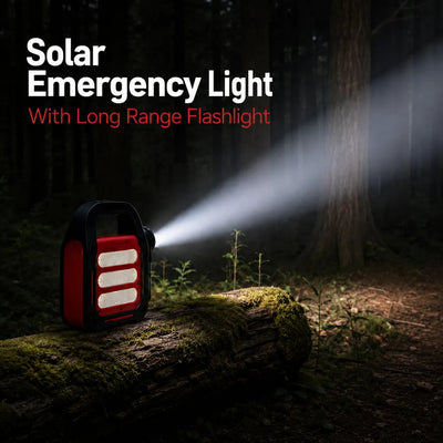 Multi-Purpose Solar Lantern with Long-Range LED Torch