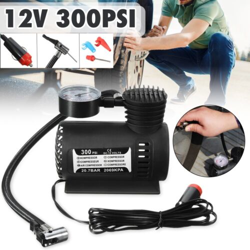 12V 300 PSI Heavy Duty Portable Mini Air Compressor - Dreamzhub