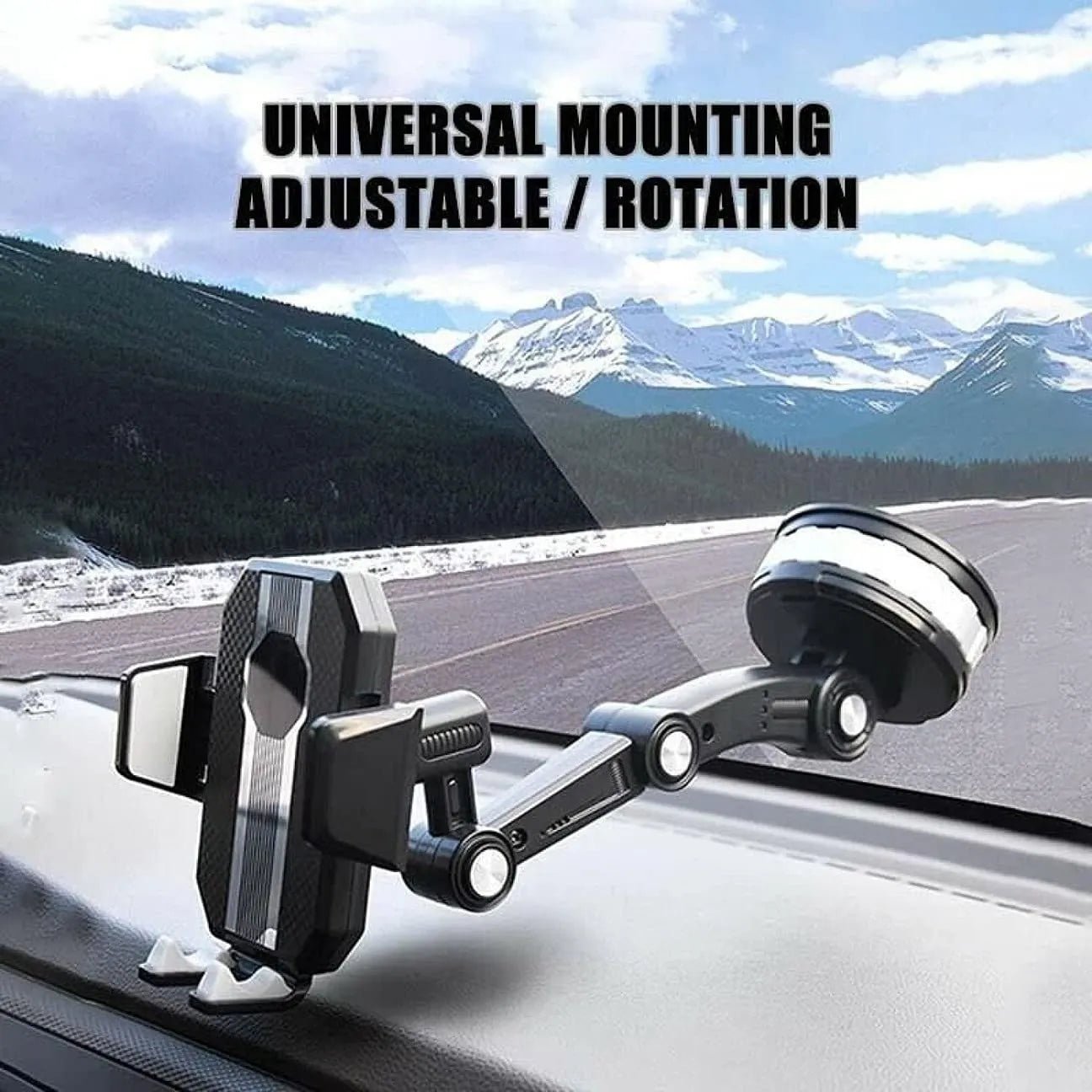 360° Rotation Car Phone Holder Mount – Drive with Confidence & Convenience - Dreamzhub