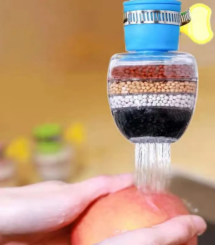 6 Layers Water Purifier Filter Faucet | Universal Tap Water Filter for Kitchen