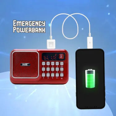Rechargeable Radio With Bluetooth And Power Bank Function