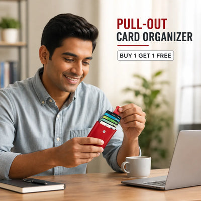 Pull-Out Card Organizer Wallet Buy 1 Get 1 Free