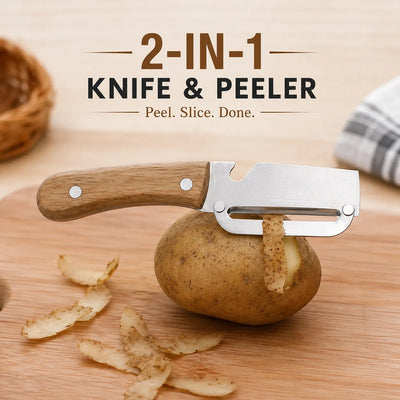 2-in-1 Knife Peeler