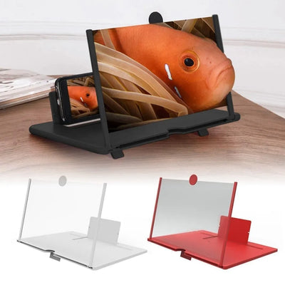 8 Inch 3D Mobile Screen Magnifier – Foldable HD Phone Screen Amplifier with 3X Magnification for All Smartphones