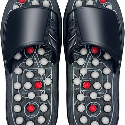 Acupressure Reflexology Massage Slippers – Magnetic Therapy Foot Massage Sandals for Pain Relief & Relaxation - Dreamzhub