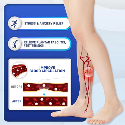 Acupressure Reflexology Massage Slippers – Magnetic Therapy Foot Massage Sandals for Pain Relief & Relaxation - Dreamzhub