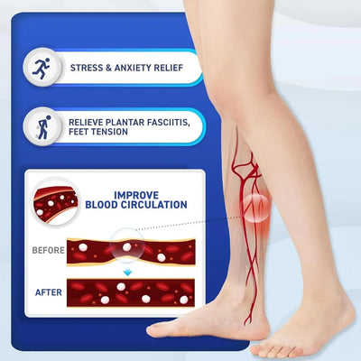 Acupressure Reflexology Massage Slippers – Magnetic Therapy Foot Massage Sandals for Pain Relief & Relaxation - Dreamzhub