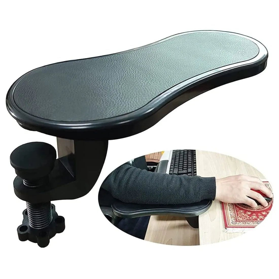 Adjustable Ergonomic Computer Arm Wrist Rest – Attachable Desk Support for Pain - Free Typing & Gaming - Dreamzhub