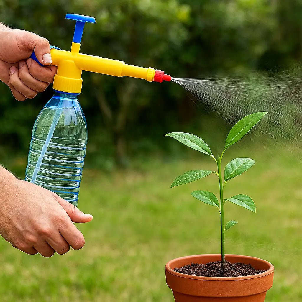 Bottle Pressure Sprayer Attachment | Handheld Pump Spray Gun | Adjustable Nozzle for Gardening & Cleaning - Dreamzhub