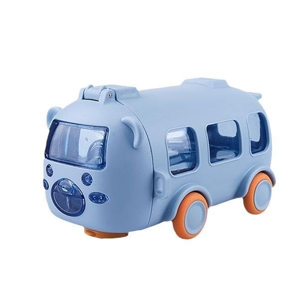 Bus Design Water Bottle with Wheels – School Water Bottle for Kids - Dreamzhub
