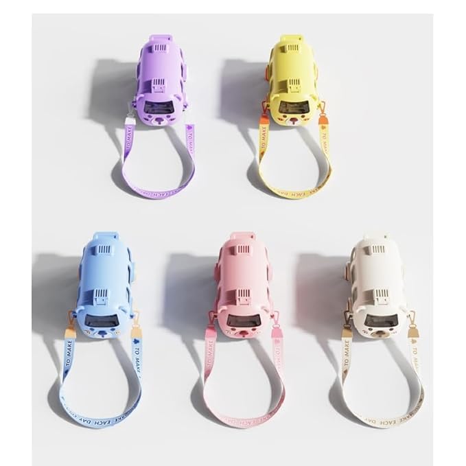 Bus Design Water Bottle with Wheels – School Water Bottle for Kids - Dreamzhub