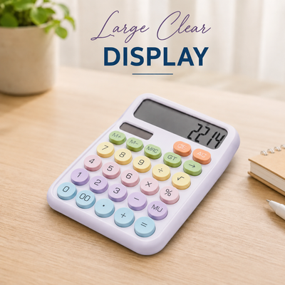 Portable Solar-Powered Calculator