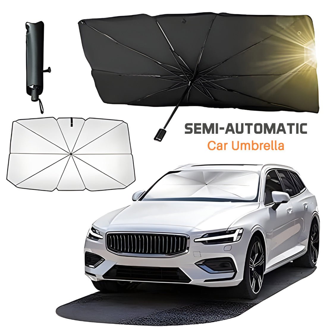 Car Umbrella – Ultimate Sun & Rain Protection for Your Vehicle - Dreamzhub