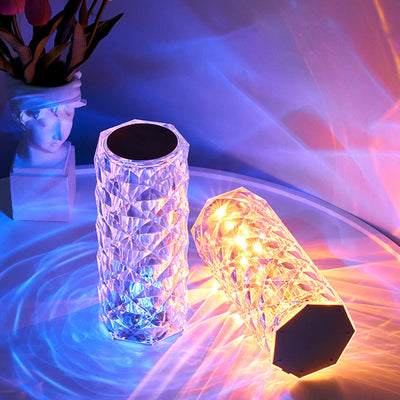 Crystal Table Rose Lamp - Dreamzhub