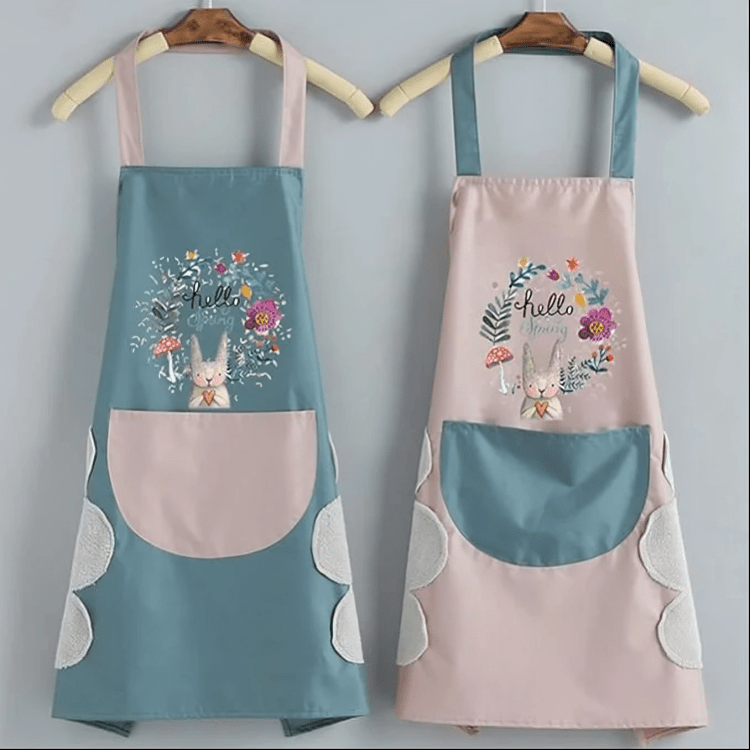 Cute Kitchen Apron with Front Pocket - Dreamzhub