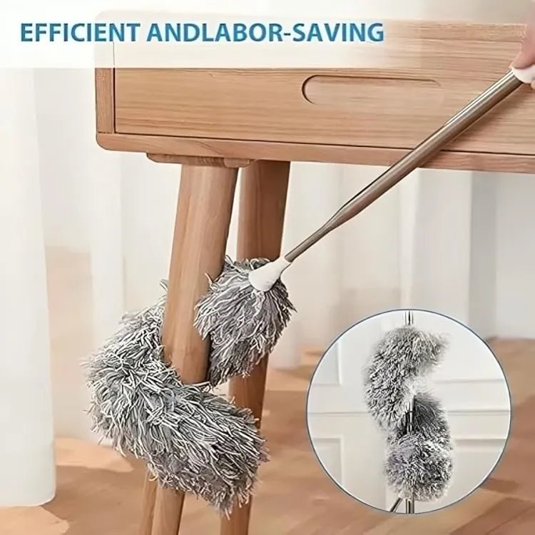 Extendable Microfiber Duster & Bendable for High Ceiling Fans, Window Blinds, Furniture - Dreamzhub