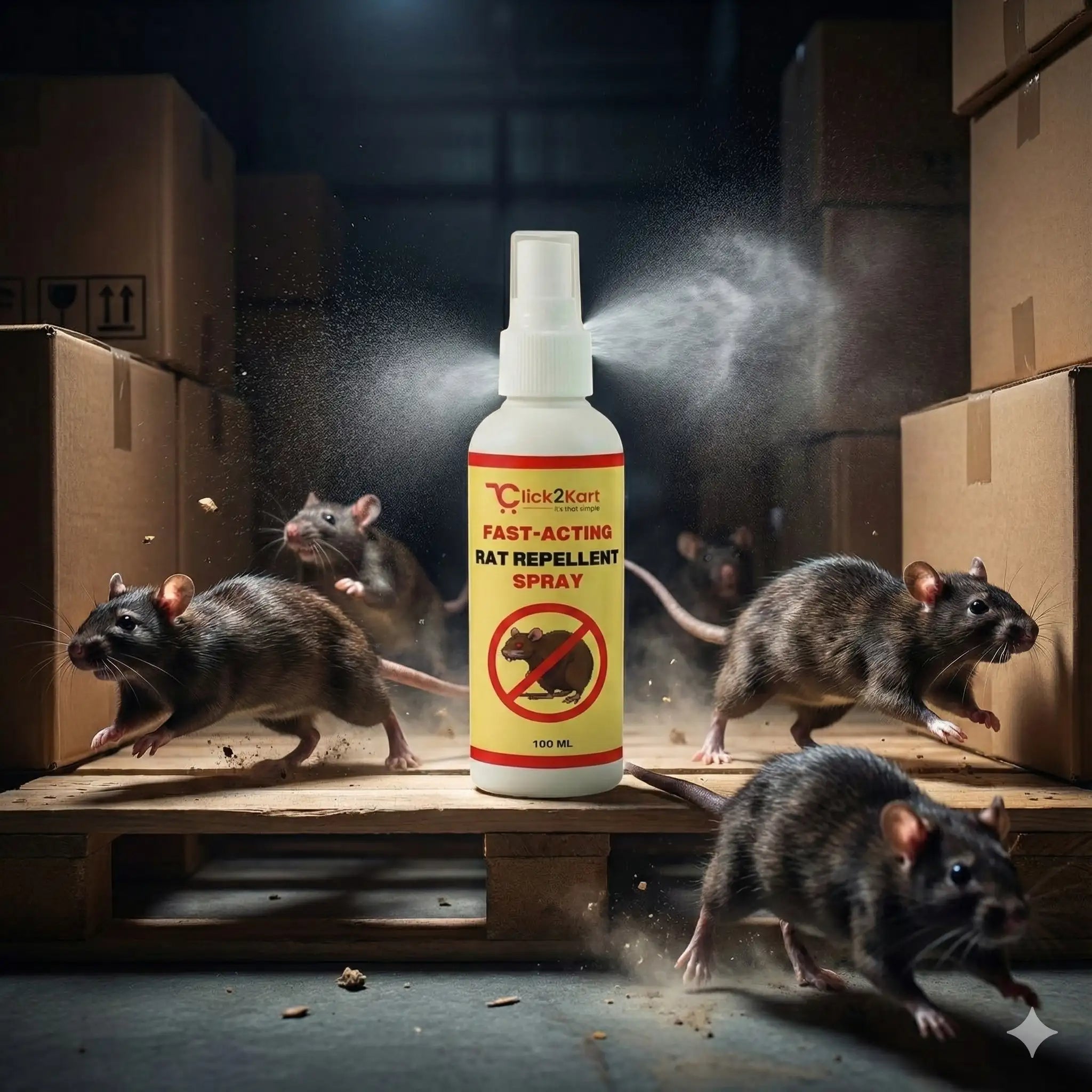 Fast - Acting Rat Repellent Spray | Herbal Rodent Control | Safe & Easy Home Protection - Dreamzhub