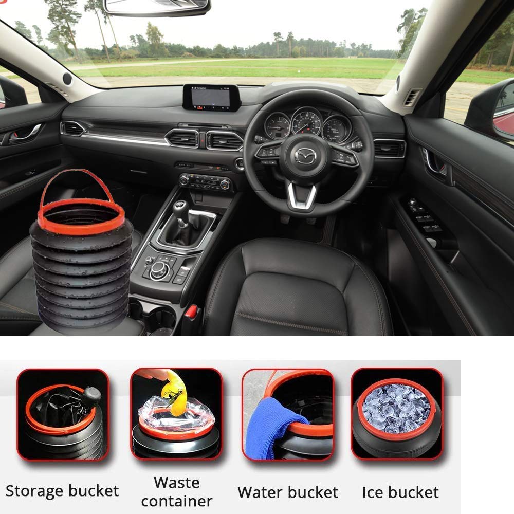 Foldable Storage Bucket – The Ultimate Space - Saving Multi - Purpose Bucket for Everyday Use - Dreamzhub