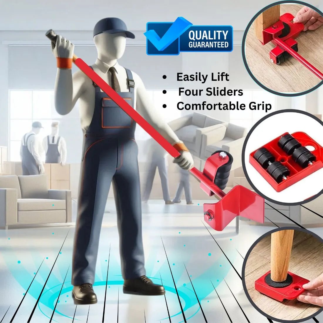Furniture Moving Tool - Effortless Rearranging - Dreamzhub