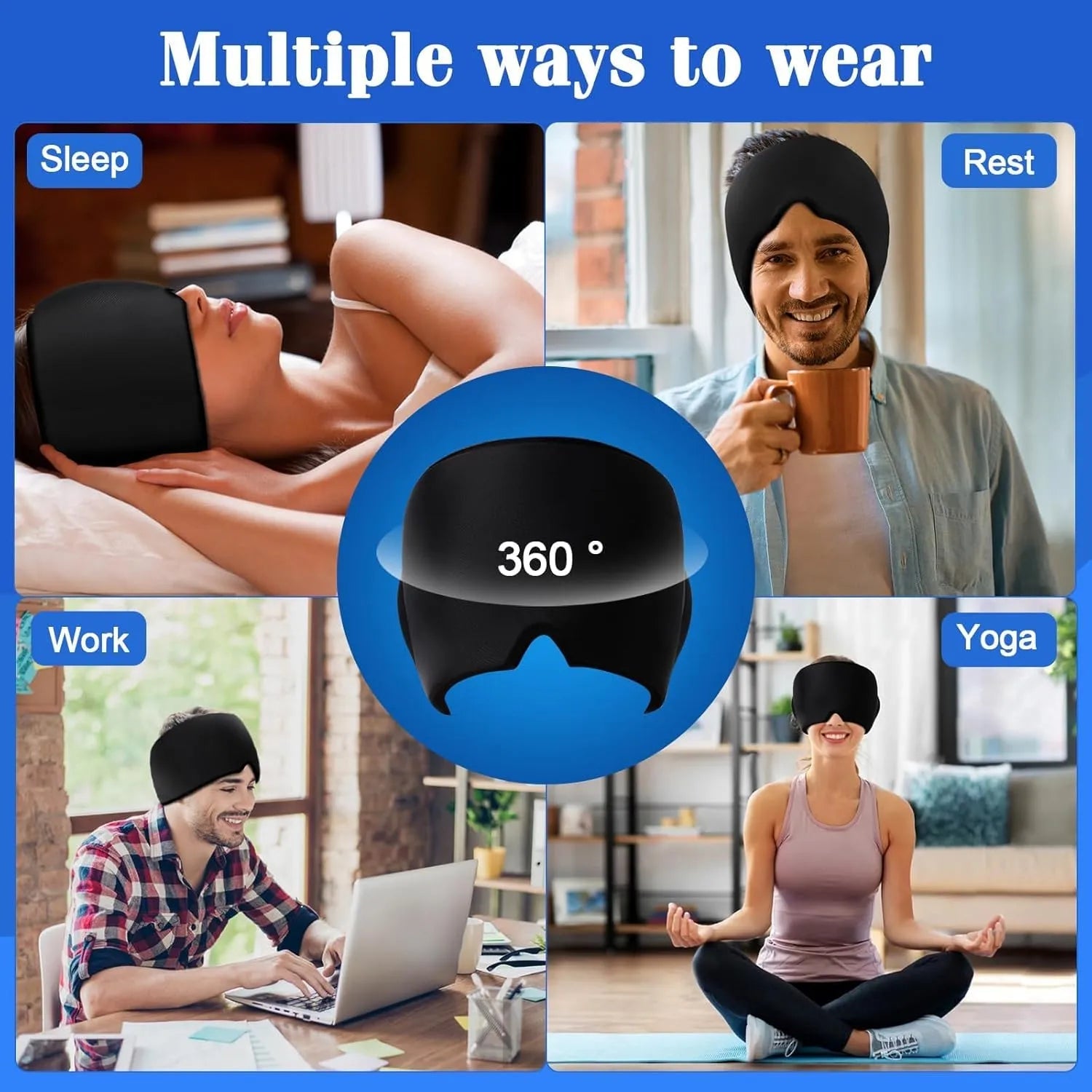 Headache Relief Band – Soothing, Drug - Free Pain Relief for Headaches & Stress - Dreamzhub