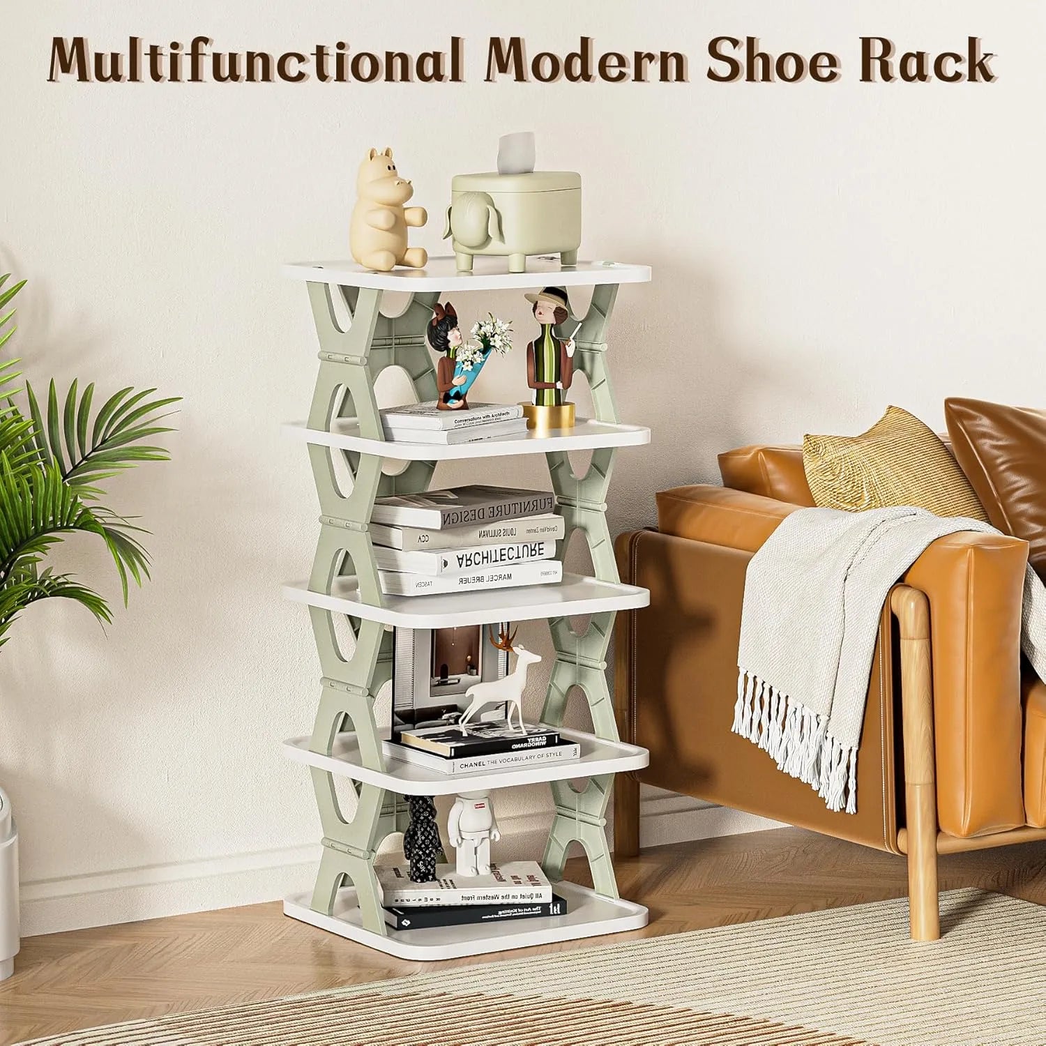Heavy - Duty 4 - Layer Foldable Multifunctional Shoe Rack – The Ultimate Space - Saving Storage Solution - Dreamzhub