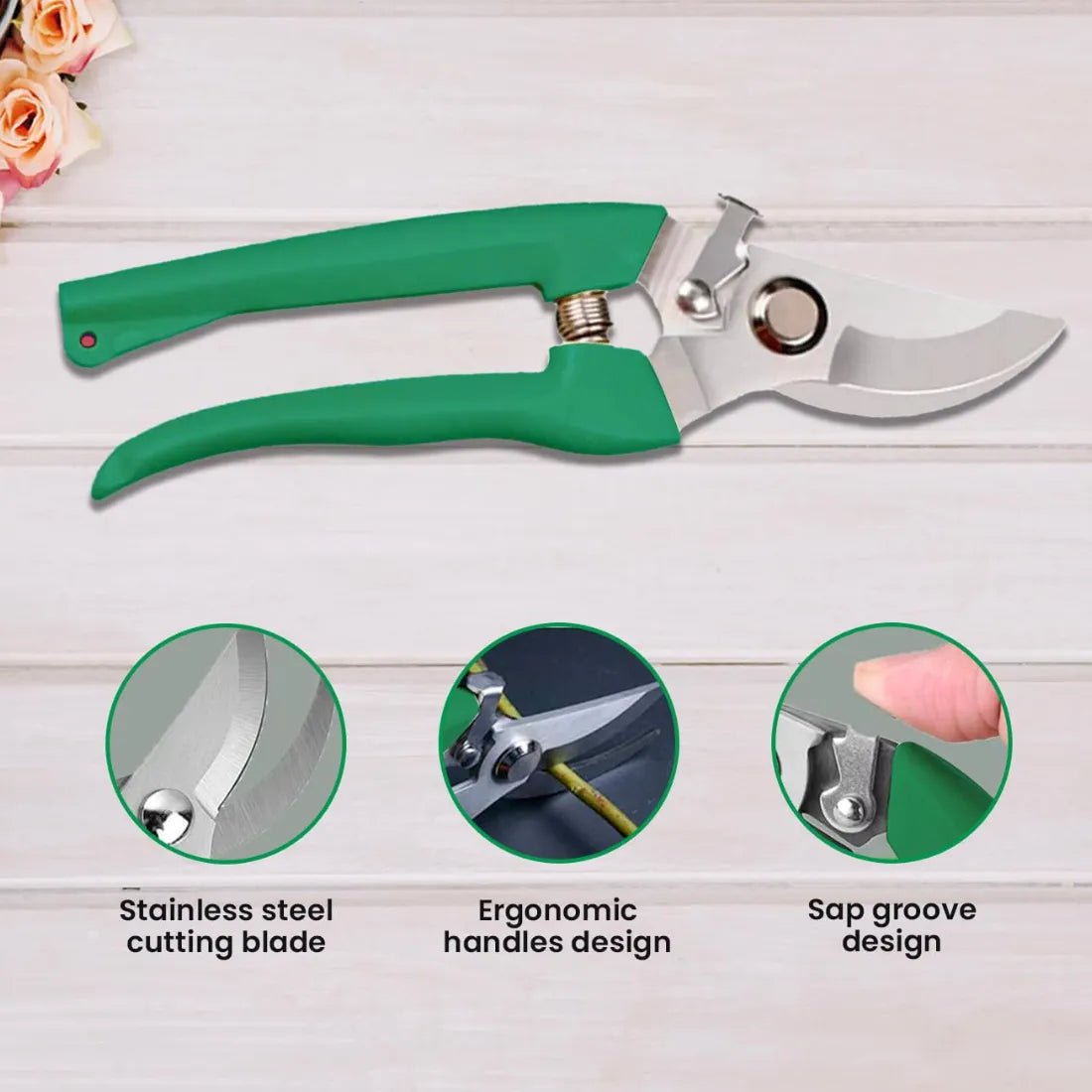 Heavy - Duty Garden Pruning Shears - Dreamzhub
