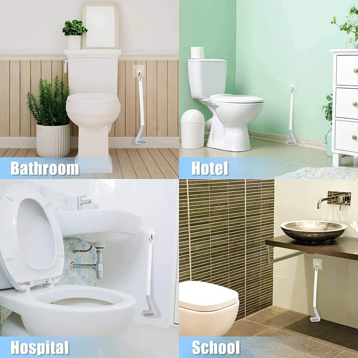 Hockey Toilet Brush Pack: Sleek, Hygienic, and Effortless Cleaning for a Sparkling Bathroom - Dreamzhub