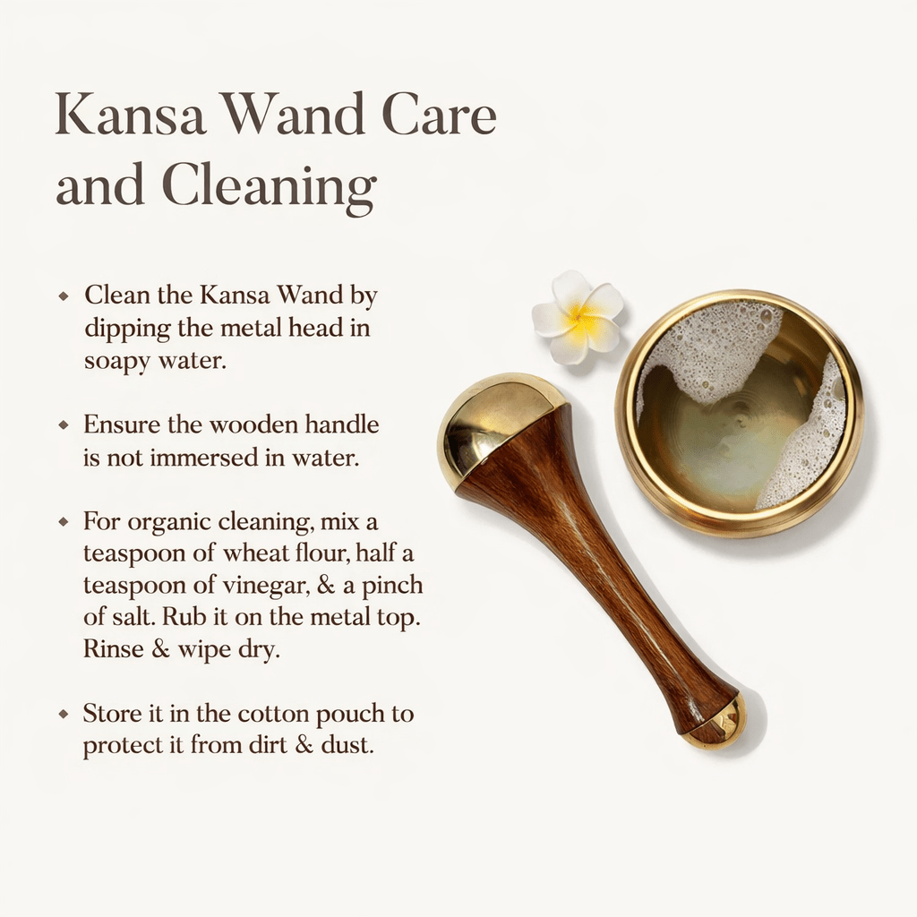 Kansa Face & Head Massage Wand | Ayurvedic Metal Massager for Face, Scalp & Relaxation | Natural Glow & Stress Relief Tool - Dreamzhub