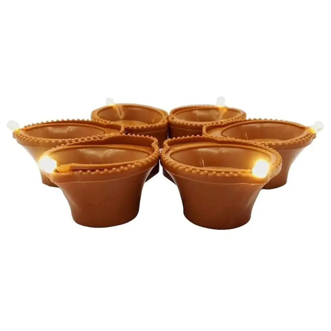 LED Water Sensor Diyas – Plastic Floating Diyas with Ambient Lights - Dreamzhub
