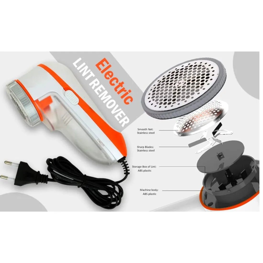 Lint Remover for Clothes – Electric Fabric Shaver for Woolens & Everyday Wear - Dreamzhub