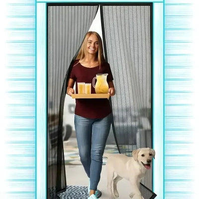 Magnetic Screen Door - Mosquito Curtain for All Door Types & Sizes - Dreamzhub
