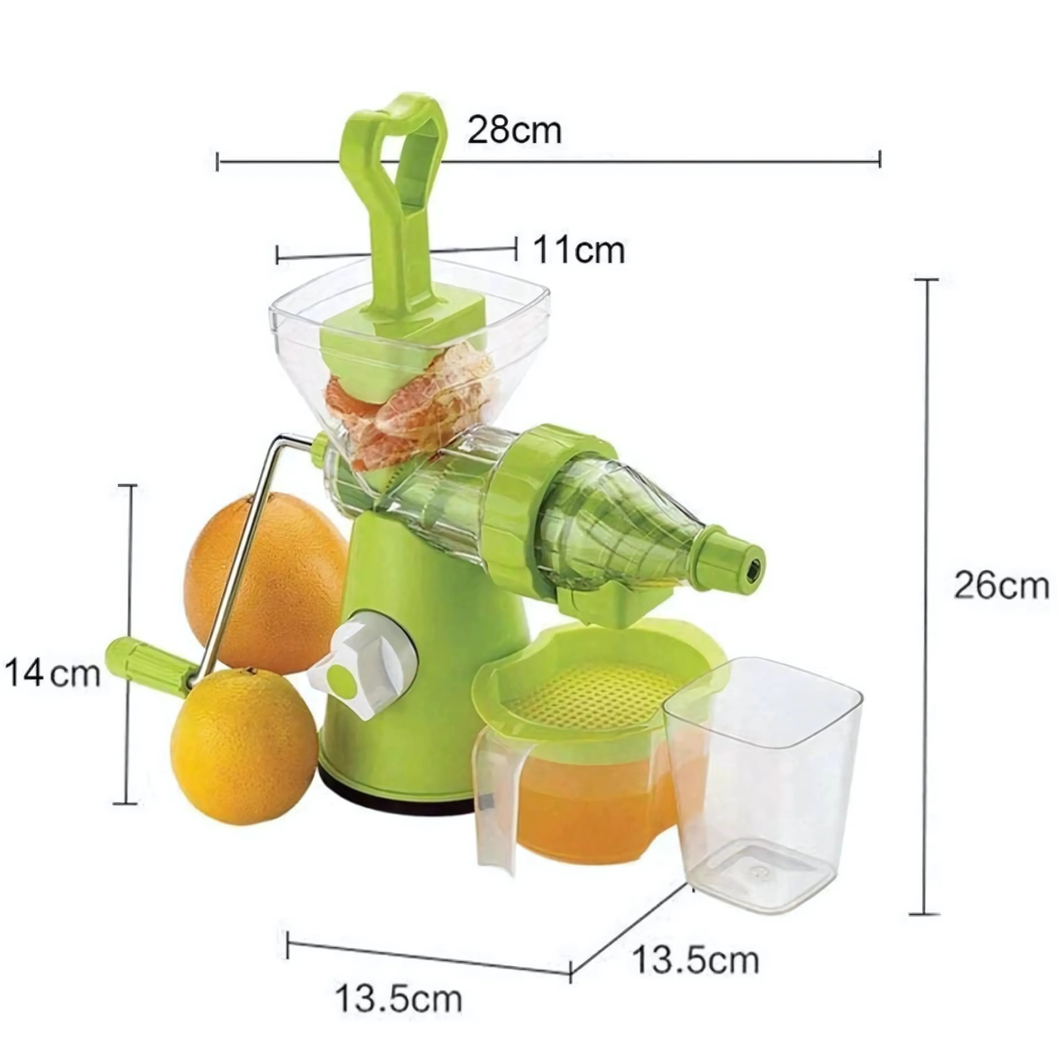 Manual Fruit & Vegetable Hand Juicer – Easy & Efficient Juicer for Fresh, Healthy Drinks - Dreamzhub