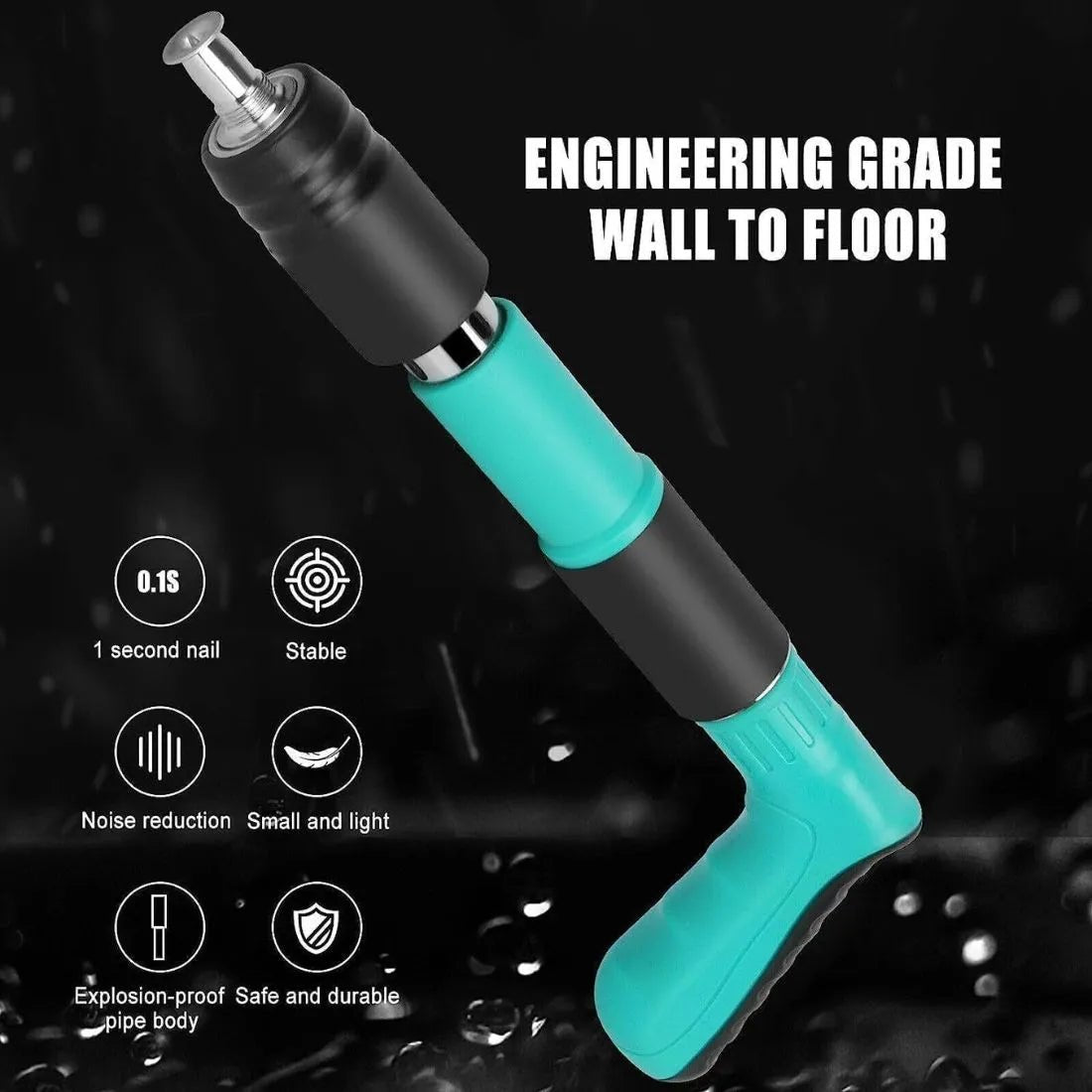 Manual Steel Nail Gun Tool for Wood & Wall Fixing - Portable Mini Nail Shooting Machine - Dreamzhub