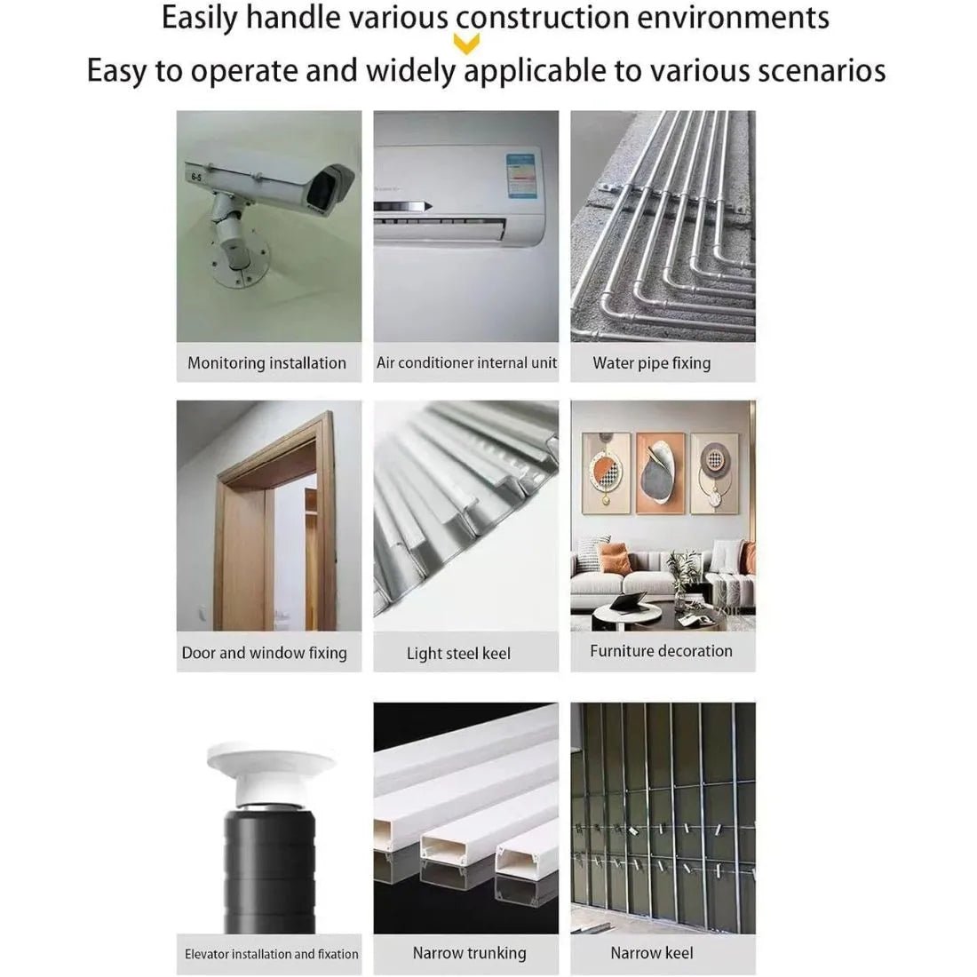 Manual Steel Nail Gun Tool for Wood & Wall Fixing - Portable Mini Nail Shooting Machine - Dreamzhub