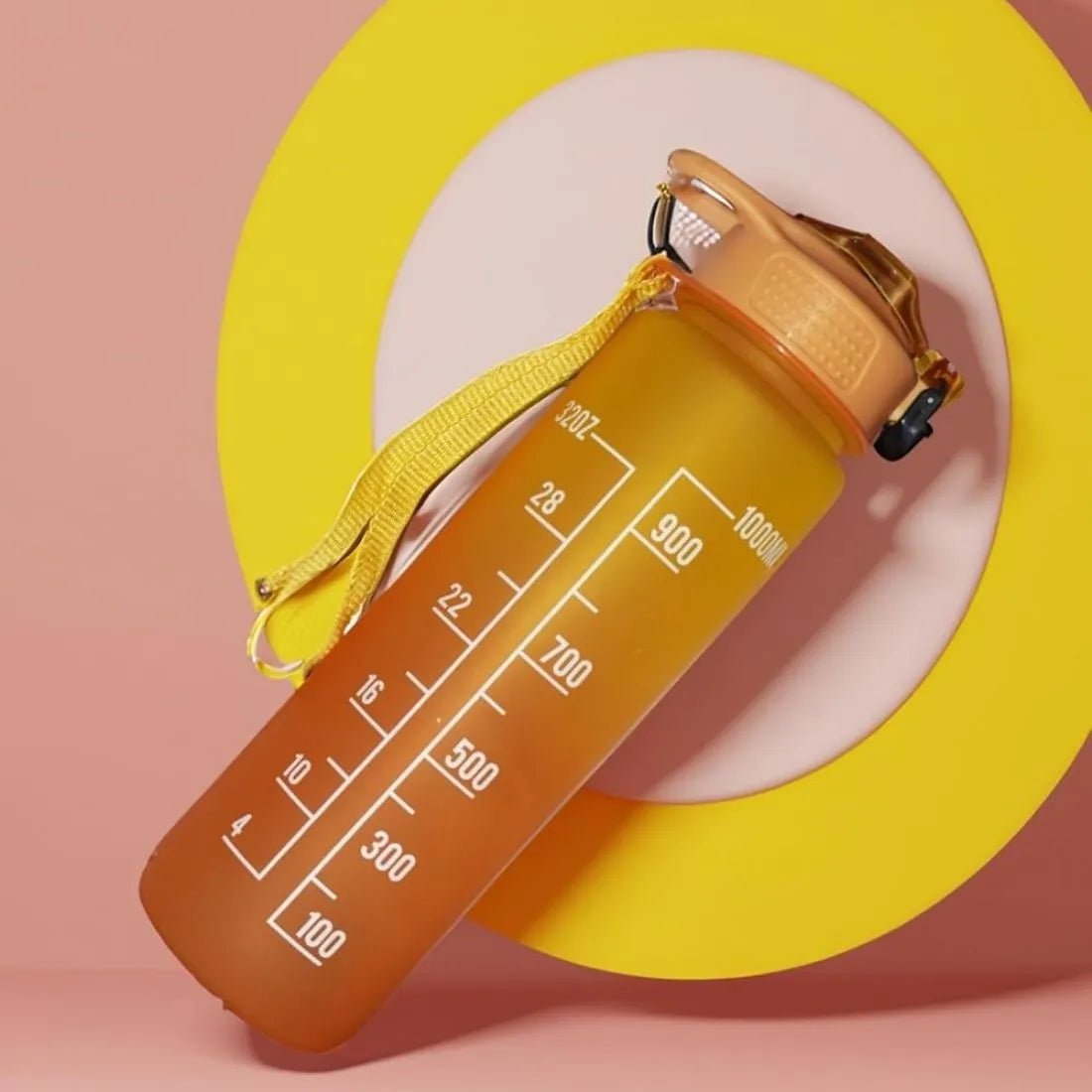 Motivational Water Bottle with Time Markers – Stay Hydrated, Stay Inspired - Dreamzhub