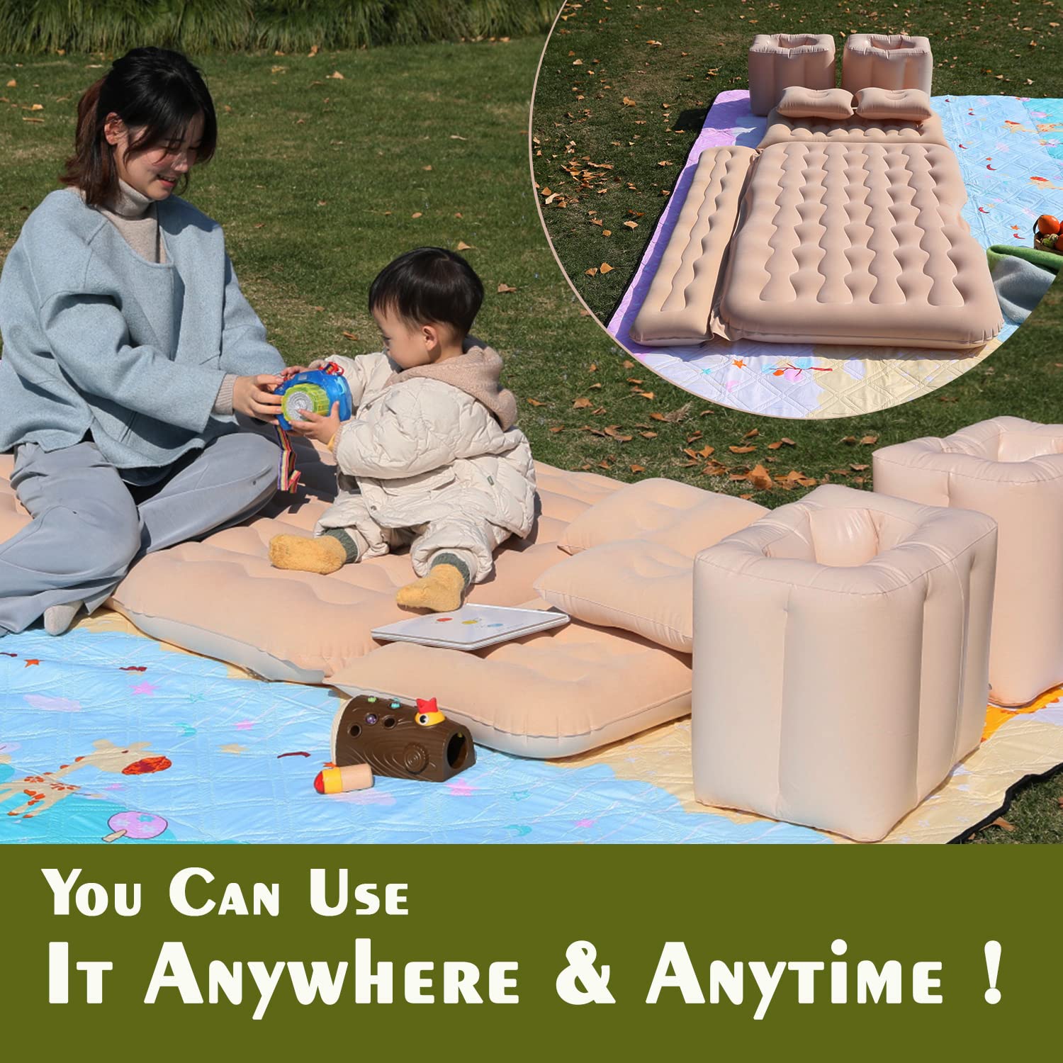 Multifunctional Inflatable Car Bed Mattress - Dreamzhub