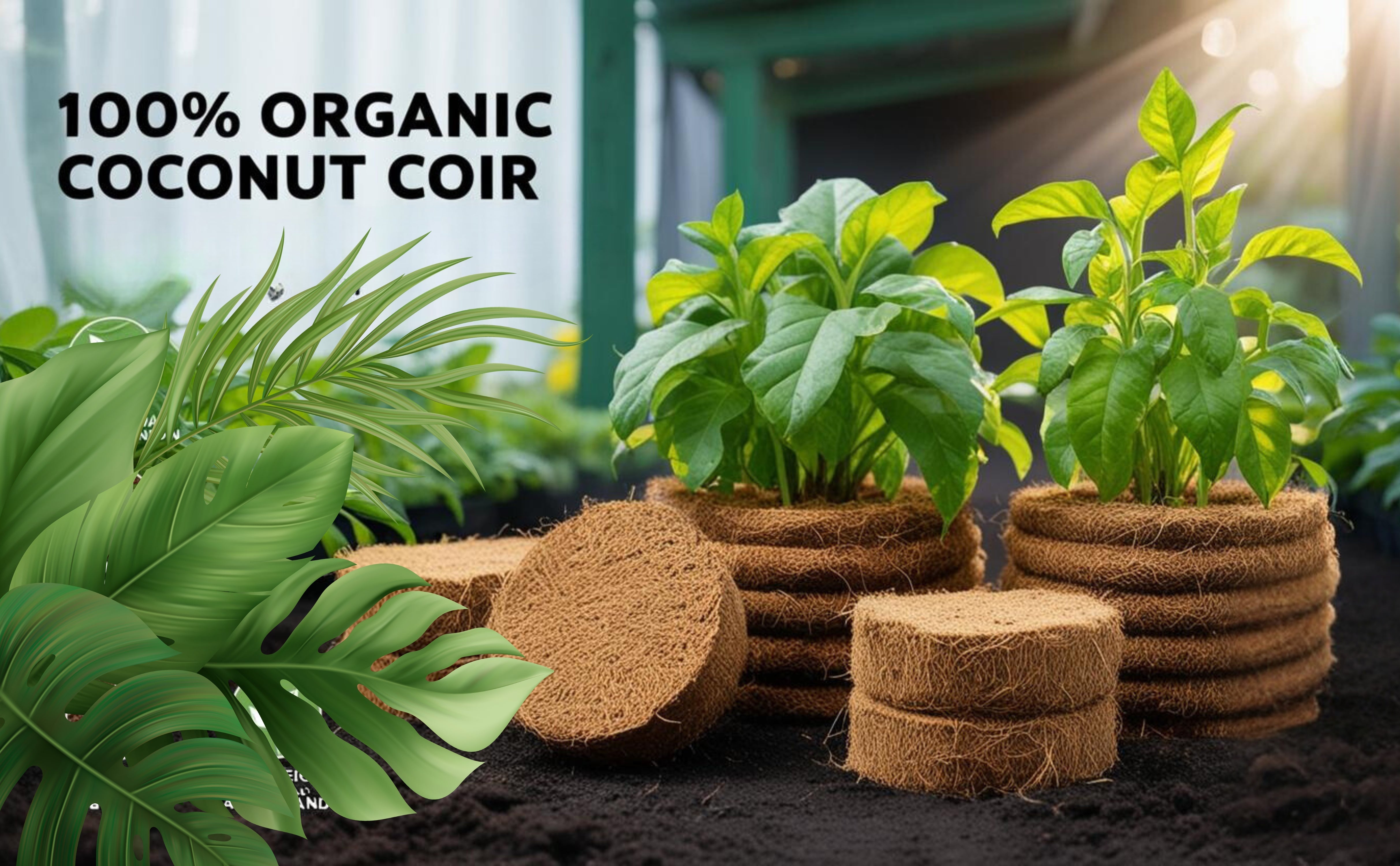 Organic Coconut Coir for Plants – Natural, Eco - Friendly Growing Medium for Healthy Plant Growth - Dreamzhub
