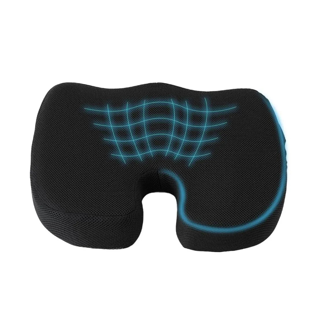 Orthopedic Memory Foam Seat Cushion – Large | Superior Comfort & Support for Back Pain Relief - Dreamzhub