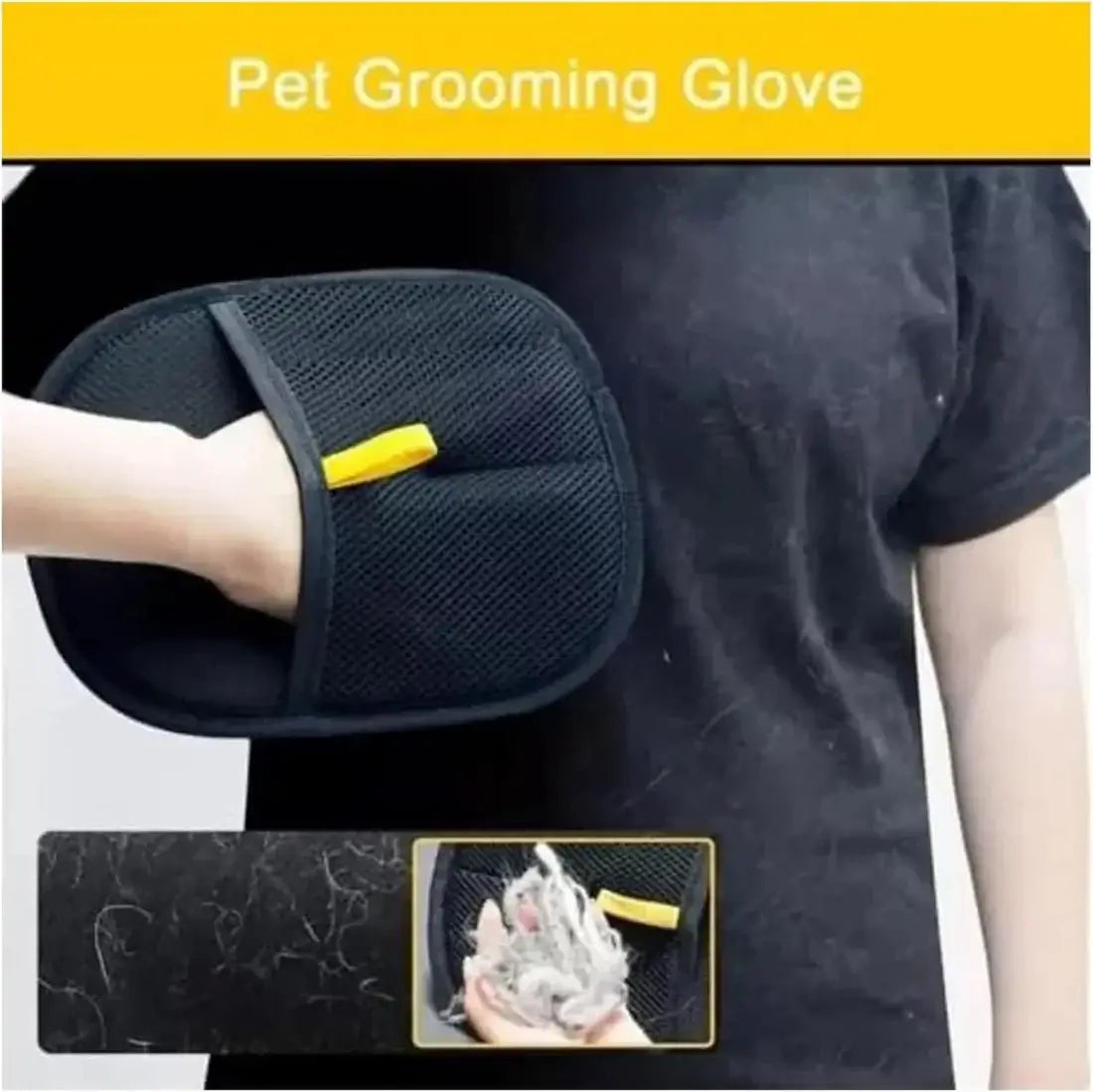 Pet Hair Remover Glove – Gentle Grooming & Shedding Glove for Dogs & Cats - Dreamzhub