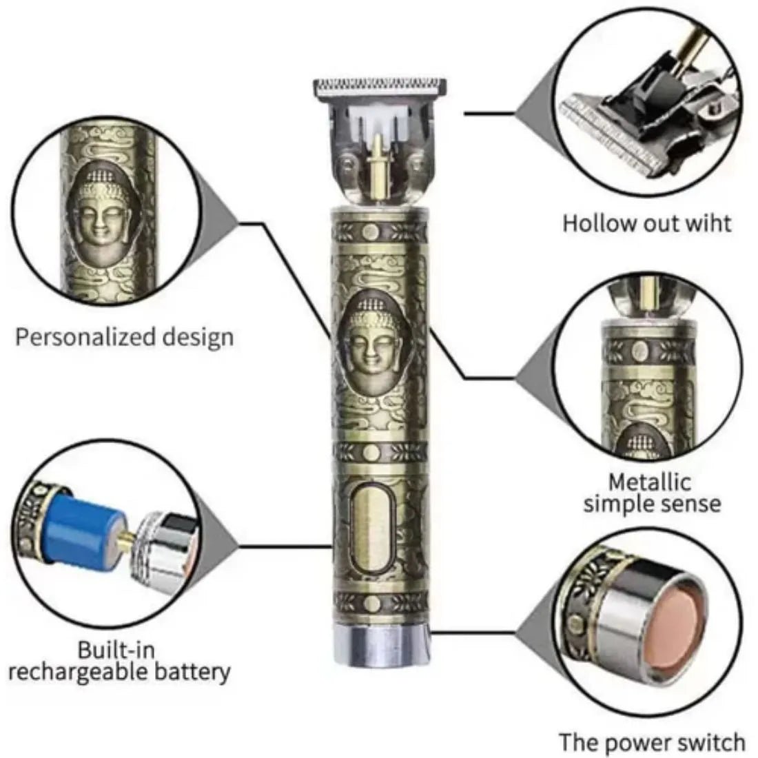 Professional 6 In 1 Hair Trimmer - Dreamzhub