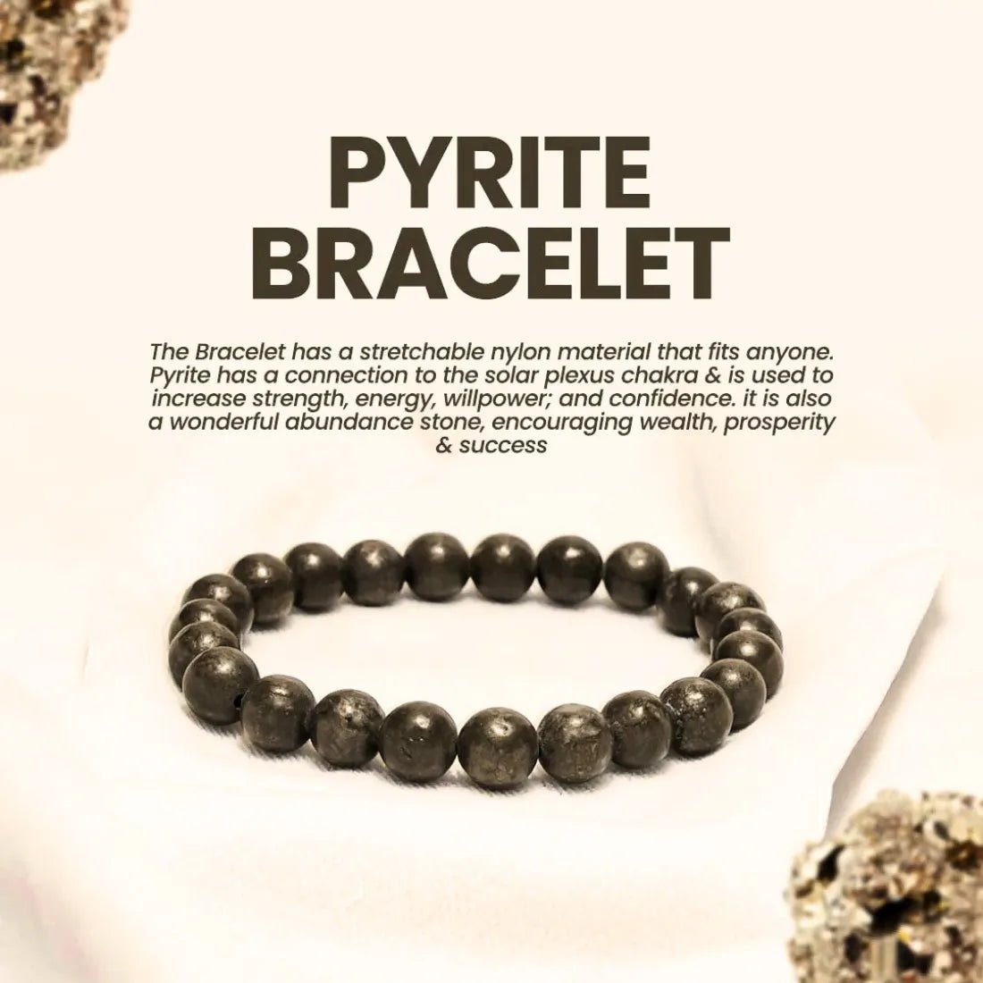 Pyrite Bracelet – A Symbol of Wealth, Protection & Positive Energy - Dreamzhub