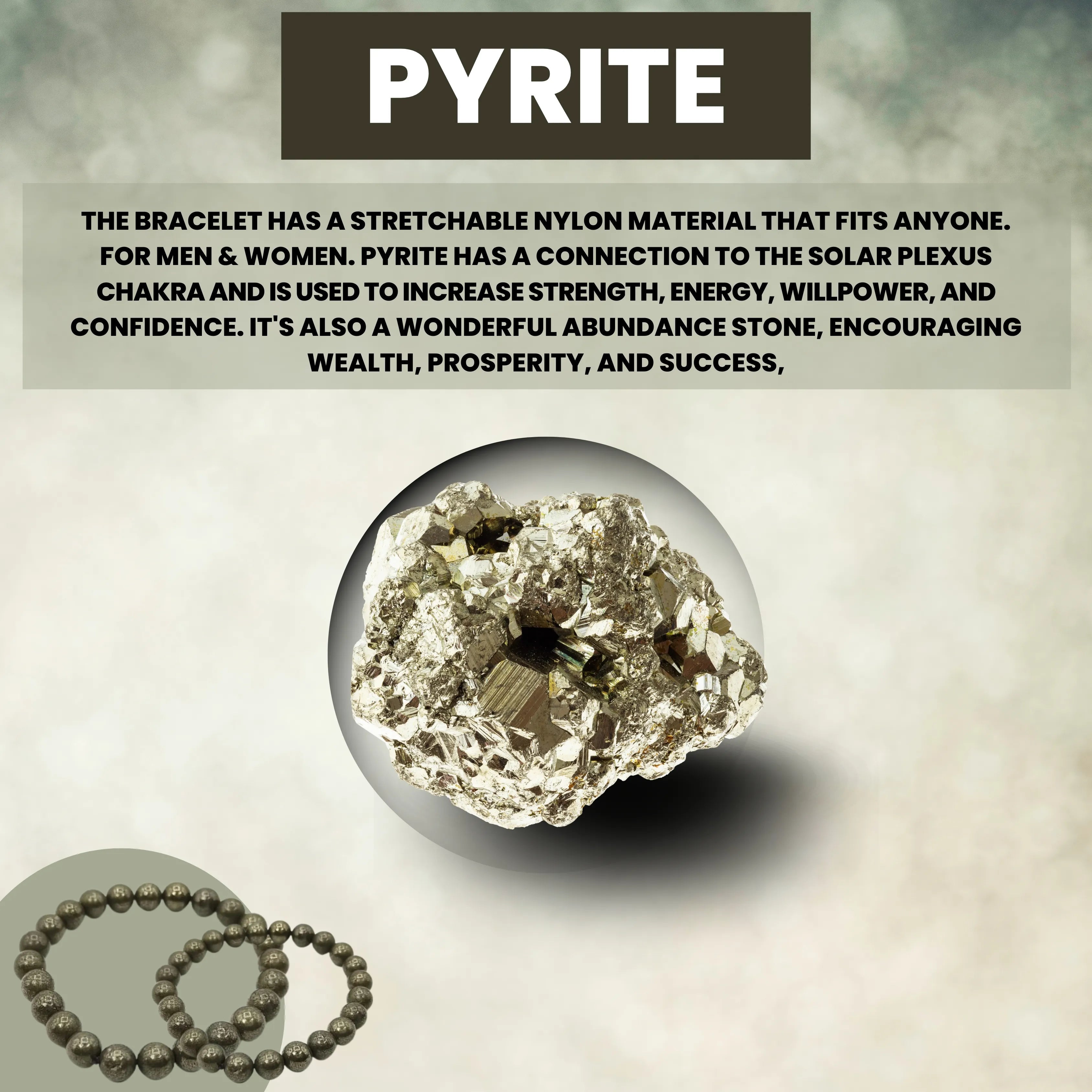 Pyrite Bracelet – A Symbol of Wealth, Protection & Positive Energy - Dreamzhub