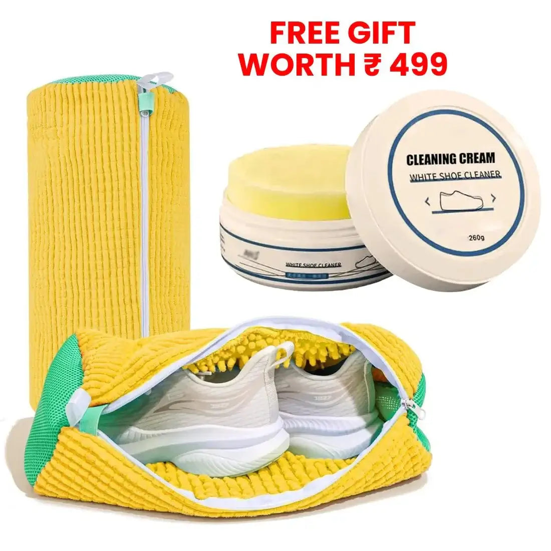 Shoe Washing Machine Bag – Durable Zip Laundry Bag for Cleaning Sneakers, Trainers & Footwear - Dreamzhub