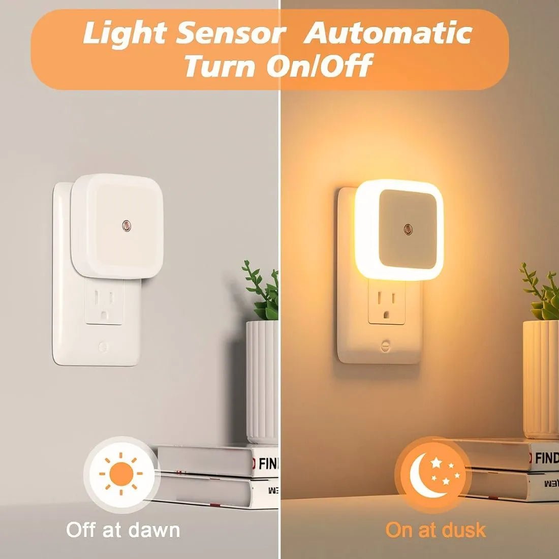 Smart Sensor Night Light Bulb – Auto On/Off | Energy - Saving LED Night Lamp for Home - Dreamzhub
