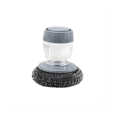Soap Dispensing Palm Brush | Compact Kitchen Scrubber for Easy Cleaning - Dreamzhub