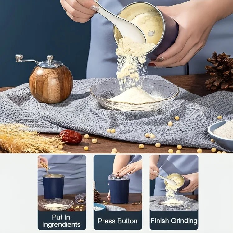 Stainless Steel Electric Portable Grinder - Dreamzhub