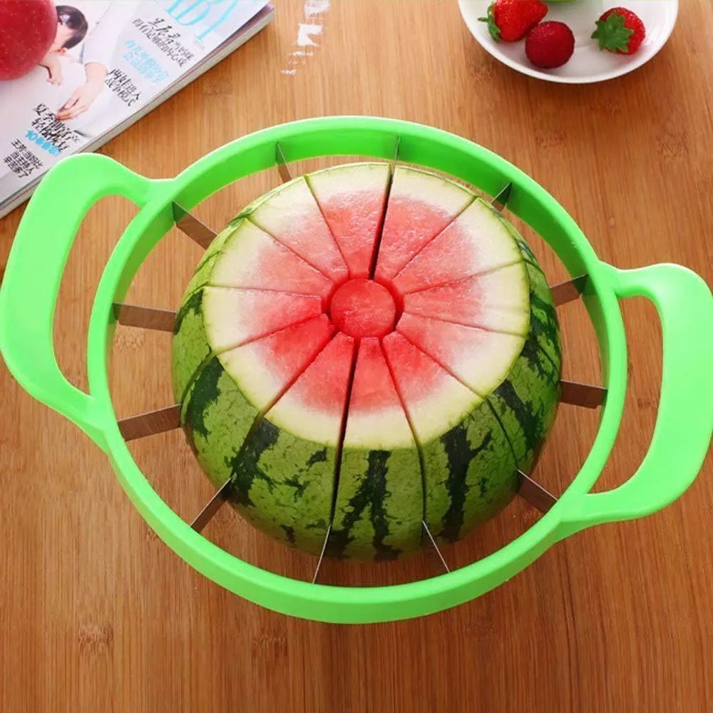 Stainless Steel Fruit & Watermelon Slicer Cutter – Easy, Mess - Free Precision Cutting - Dreamzhub