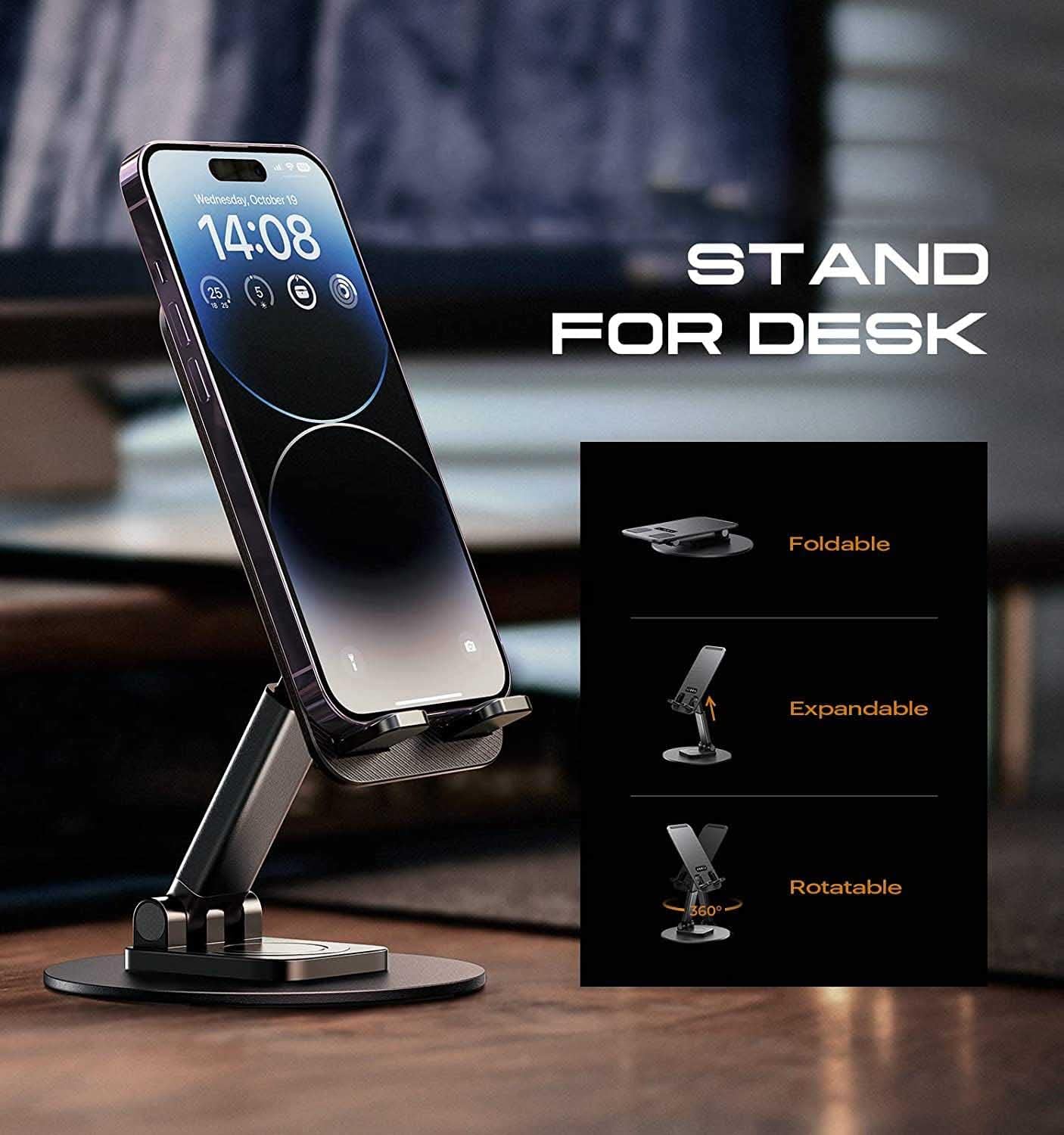 Universal Adjustable Mobile Stand | Hands - Free Phone Holder for Desk - Dreamzhub