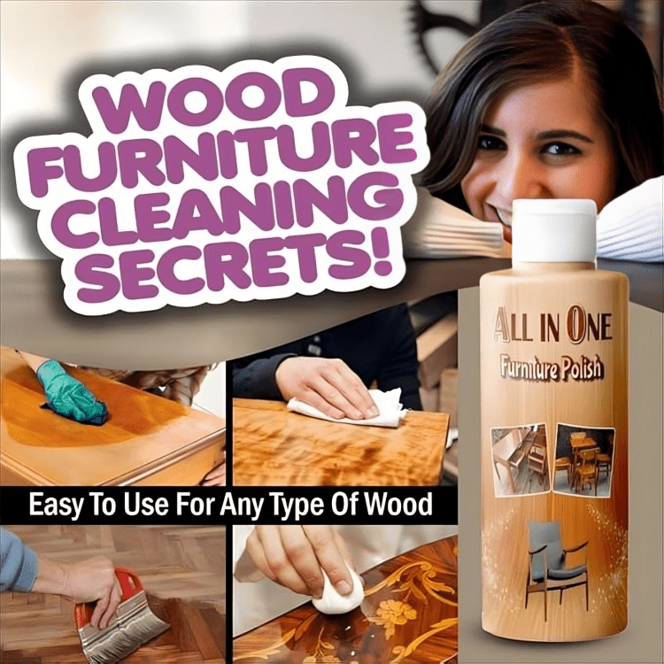 Wood Polish Furniture Cleaner Shiner Spray - Dreamzhub